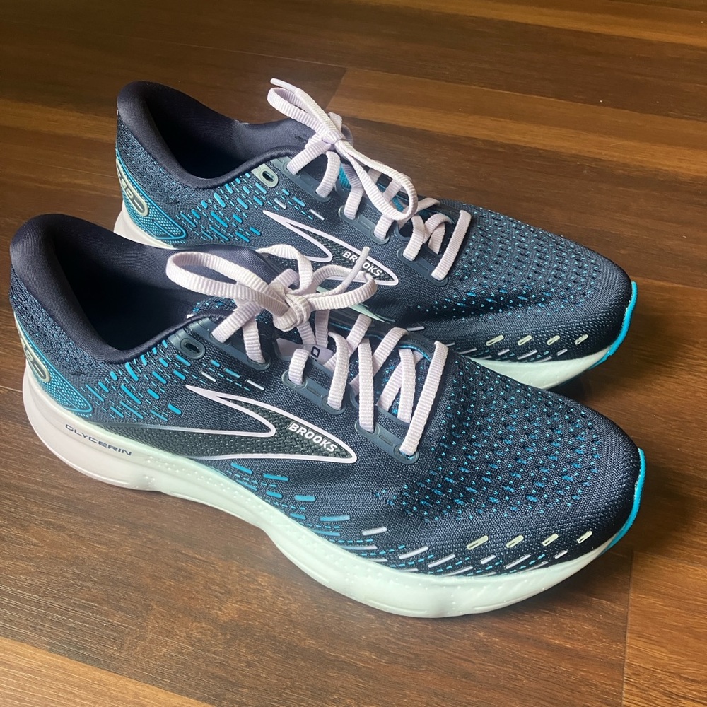 Brooks Glycerine 20 Women's Running Shoes - Peacoat/Ocean/Pastel Lilac - Size 10